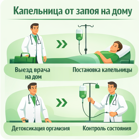 капельница от запоя в Новодвинске в клинике Санати